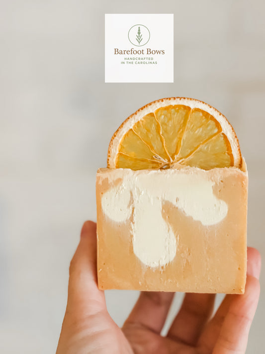 Artisan Orange Creamsicle Tallow Soap Bar