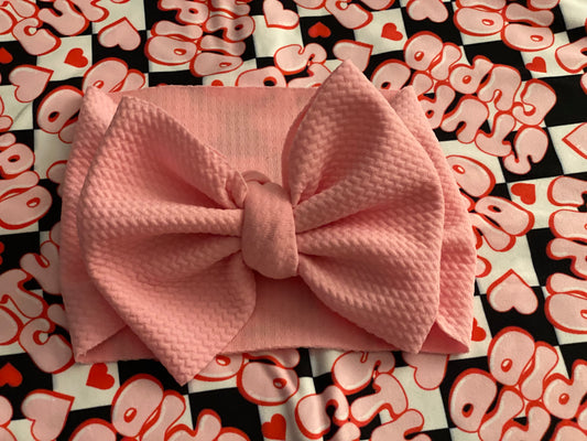 Bubblegum pink bow