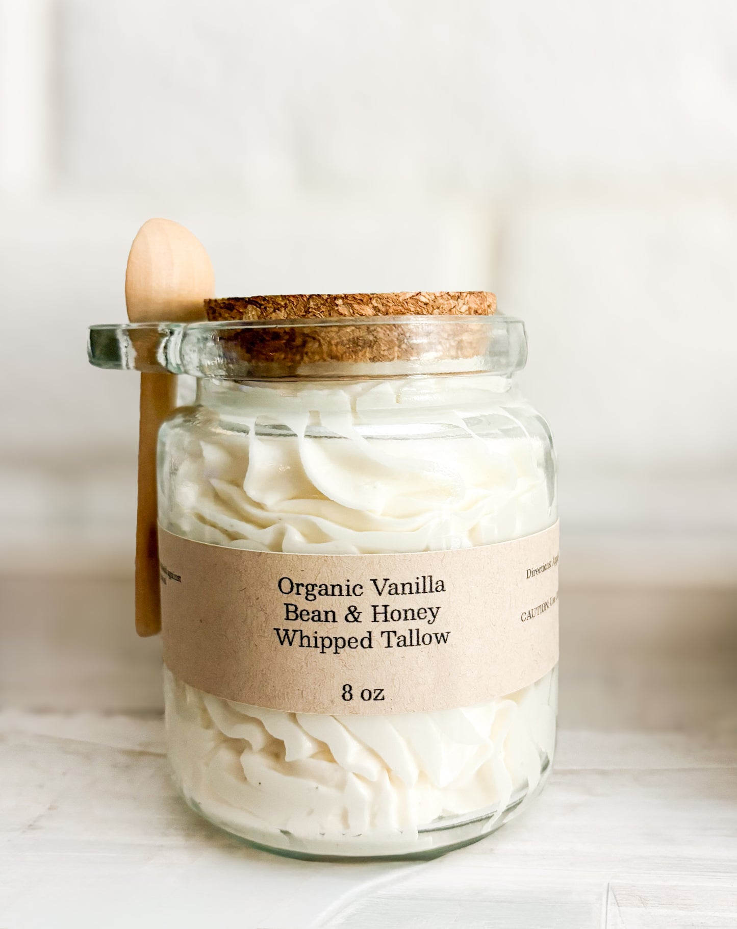 Organic Vanilla Bean & Honey Whipped Tallow