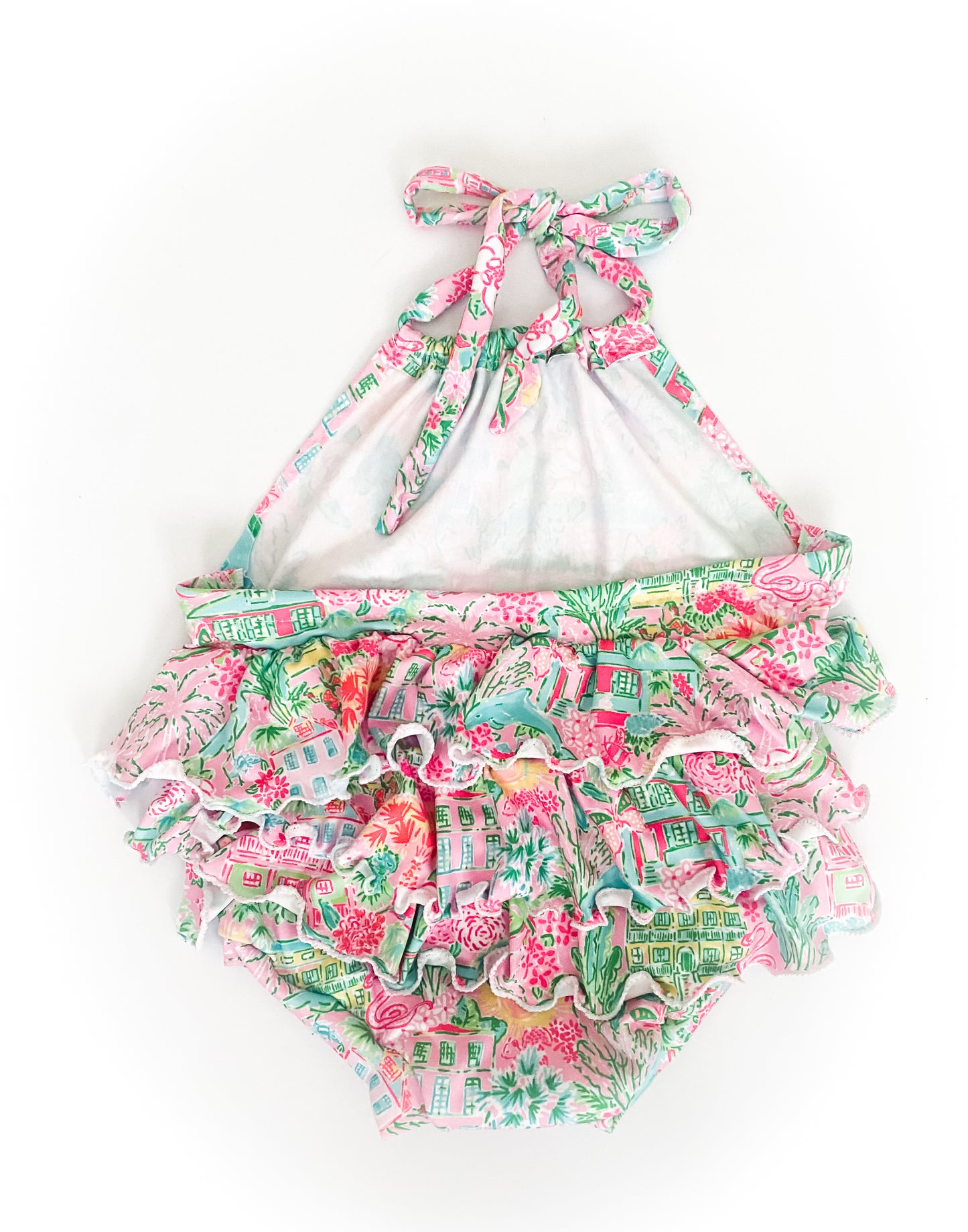 Charming Charleston Ruffle Bum Romper